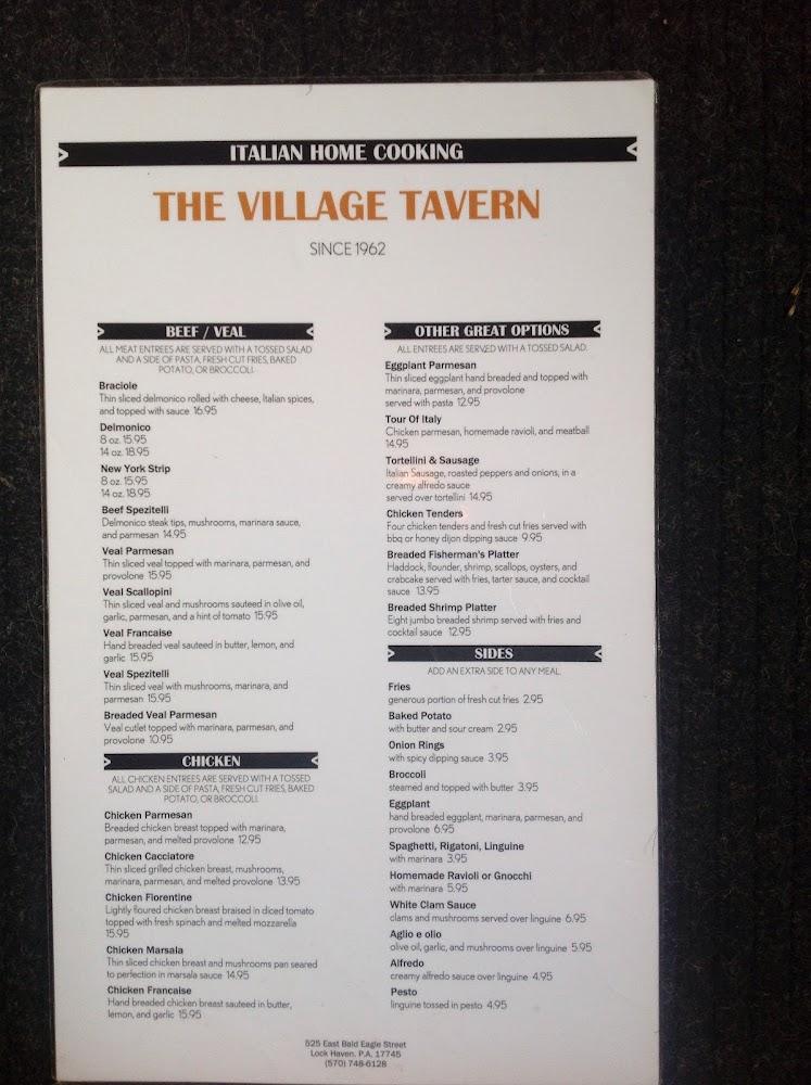 Village Tavern Menu image 4