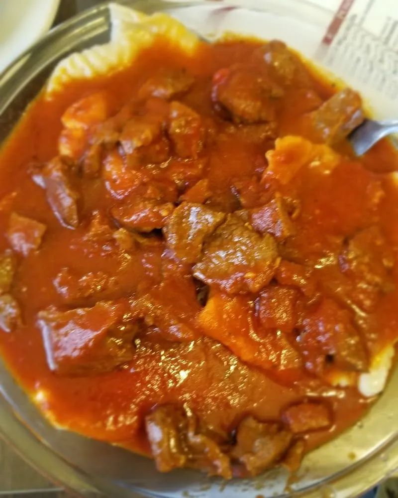Ravioli with Steak Sauce